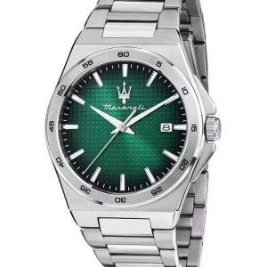 Montre homme Maserati Velocita Slim réf. R8853153003, mouvement quartz, boîtier 40 mm, acier inoxydable – vue principale, Horlova Maroc