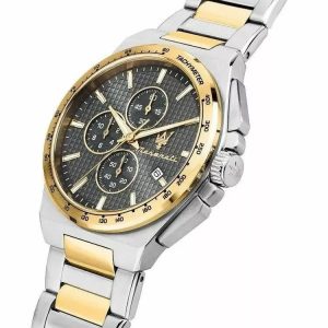 Montre homme Maserati Velocità Slim réf. R8873653002, chronographe quartz, boîtier 41 mm, acier inoxydable, verre minéral – deuxième vue