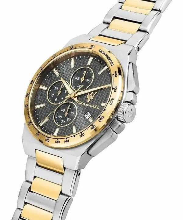 Montre homme Maserati Velocità Slim réf. R8873653002, chronographe quartz, boîtier 41 mm, acier inoxydable, verre minéral – deuxième vue