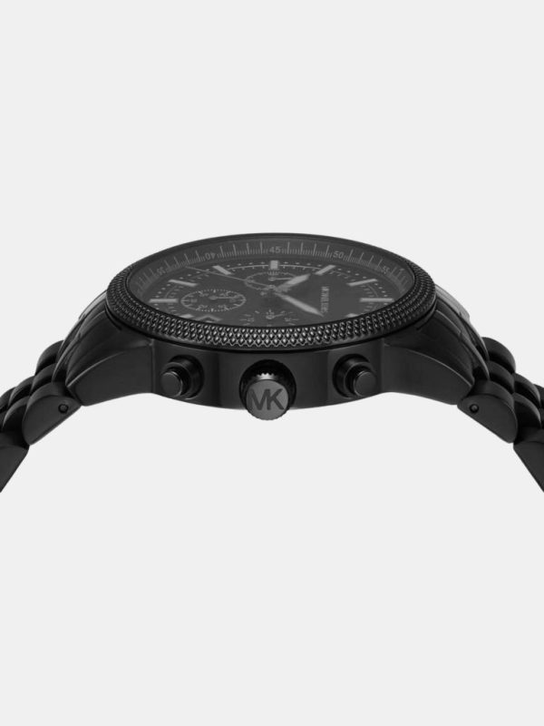 Montre homme Michael Kors réf. MK9089, mouvement quartz, boîtier 43 mm, acier inoxydable, cuir, verre saphir – troisième vue