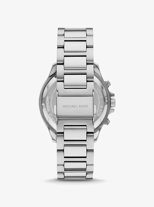 Montre homme Michael Kors Allure Sport 44 mm réf. MK9191, cadran noir, bracelet acier – vue de trois-quarts