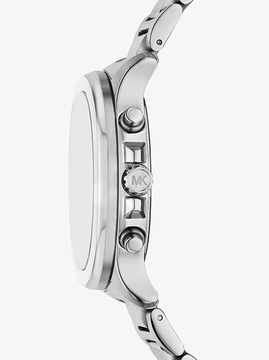 Montre homme Michael Kors Allure Sport 44 mm réf. MK9191, cadran noir, bracelet acier – autre angle