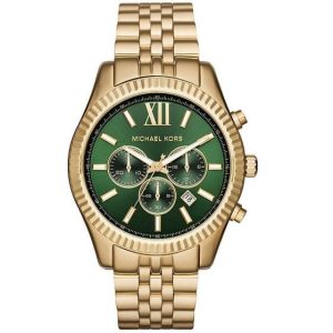 Montre homme Michael Kors Lexington Allure réf. MK8446, mouvement quartz, boîtier 42 mm, acier inoxydable – vue principale, Horlova Maroc