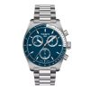 Montre homme Tissot réf. T149.417.11.041.00, chronographe quartz, boîtier 40 mm, acier inoxydable – vue principale, Horlova Maroc