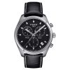 Montre homme Tissot réf. T101.417.16.051.00, boîtier 41 mm, acier inoxydable, cuir, verre minéral – vue principale, Horlova Maroc