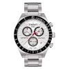 Montre homme Tissot 42 mm réf. T044417213100, bracelet acier – vue de face | Horlova Maroc