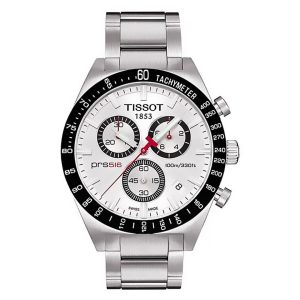 Montre homme Tissot 42 mm réf. T044417213100, bracelet acier – vue de face | Horlova Maroc