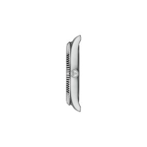 Montre homme Tissot Ballade 40 mm réf. T156.410.11.091.00, cadran vert, bracelet acier – vue de profil