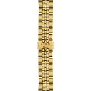 Montre homme Tissot Ballade 40 mm réf. T156.410.33.051.00, cadran noir, bracelet acier – détail du bracelet