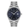 Montre homme Tissot Ballade 40 mm réf. T1564101104100, cadran bleu, bracelet acier, mouvement quartz – vue de face | Horlova Maroc