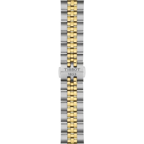 Montre homme Tissot Ballade 40 mm réf. T1564102203100, cadran argenté, bracelet acier – détail du bracelet