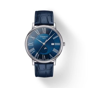 Montre homme Tissot Carson Premium Gent réf. T1224231604300, mouvement quartz, boîtier 40 mm, verre saphir – vue principale, Horlova Maroc