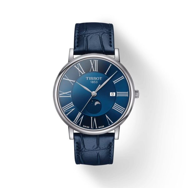 Montre homme Tissot Carson Premium Gent réf. T1224231604300, mouvement quartz, boîtier 40 mm, verre saphir – vue principale, Horlova Maroc