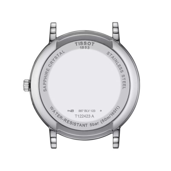 Montre homme Tissot Carson Premium Gent réf. T1224231604300, mouvement quartz, boîtier 40 mm, acier inoxydable, cuir – troisième vue