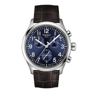 Montre homme Tissot Chrono réf. T116.417.16.042.00, chronographe quartz, boîtier 42 mm, verre saphir – vue principale, Horlova Maroc