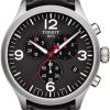 Montre homme Tissot Chrono XL réf. T1166171605702, chronographe quartz, boîtier 45 mm, cuir, verre saphir – vue principale, Horlova Maroc