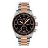 Montre homme Tissot Chronograph 40 mm réf. T149.417.22.051.01, cadran noir, bracelet acier – vue de face | Horlova Maroc