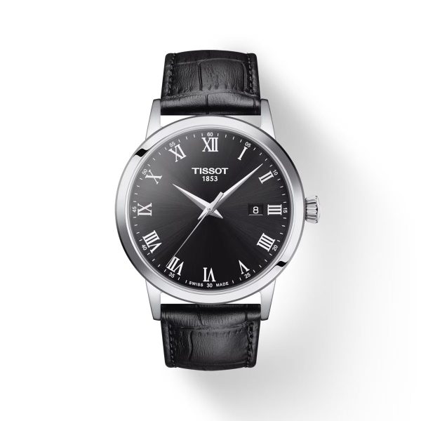Montre homme Tissot Classic Dream réf. T1294101605300, mouvement quartz, boîtier 42 mm, acier inoxydable – vue principale, Horlova Maroc