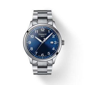 Montre homme Tissot Gent XL Classic réf. T1164101104700, mouvement quartz, boîtier 42 mm, acier inoxydable – vue principale, Horlova Maroc