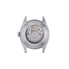 Montre homme Tissot Gentleman 40 mm réf. T127.407.11.041.00, cadran bleu, bracelet acier – vue du fond de boîte