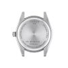 Montre homme Tissot Gentleman 40 mm réf. T127.410.16.041.00, cadran bleu, bracelet cuir – vue du fond de boîte