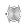 Montre homme Tissot Gentleman 40 mm réf. T127.410.16.041.01, cadran bleu, bracelet cuir – vue du fond de boîte