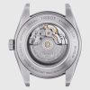 Montre homme Tissot Gentleman Automatique Vert 40 mm réf. T127.407.11.091.01, cadran vert, bracelet acier – vue du fond de boîte
