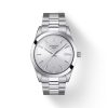Montre homme Tissot Gentleman Bracelet Acier Inoxydable réf. T1274101103100, bracelet acier – vue de face | Horlova Maroc