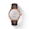Montre homme Tissot Locle Powermatic réf. T006.407.36.033.00, mouvement automatique, boîtier 39,3 mm, cuir – vue principale, Horlova Maroc