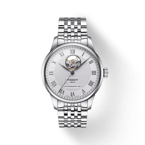 Montre homme Tissot Locle Powermatic Open réf. T0064071103302, mouvement automatique, boîtier 25,6 mm – vue principale, Horlova Maroc