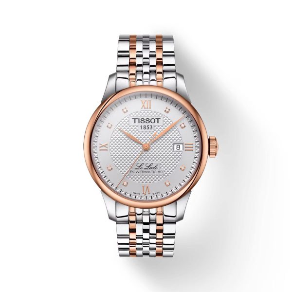 Montre homme Tissot Locle Powermatic réf. T0064072203600, mouvement automatique, acier inoxydable – vue principale, Horlova Maroc