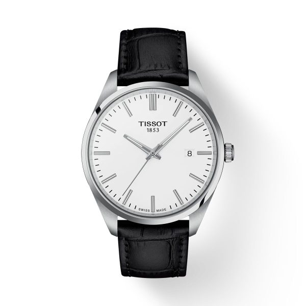 Montre homme Tissot PR 100 réf. T150.410.16.011.00, mouvement quartz, boîtier 40 mm, acier inoxydable – vue principale, Horlova Maroc
