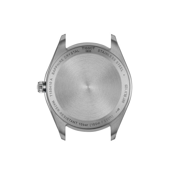 Montre homme Tissot PR 100 réf. T150.410.16.011.00, mouvement quartz, boîtier 40 mm, acier inoxydable, étanche 100 m – quatrième vue