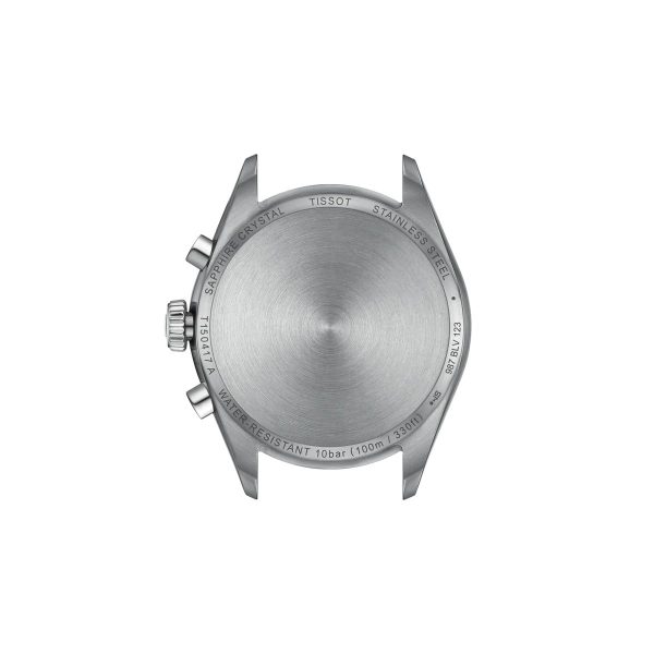 Montre homme Tissot PR 100 réf. T150.417.11.091.00, chronographe quartz, boîtier 40 mm, acier inoxydable, étanche 100 m – quatrième vue
