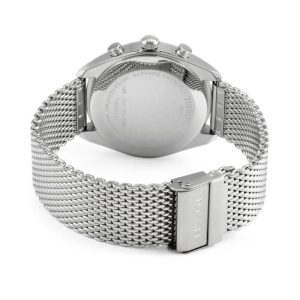 Montre homme Tissot PR réf. T101.417.11.041.00, chronographe quartz, boîtier 41 mm, acier inoxydable, verre saphir – deuxième vue