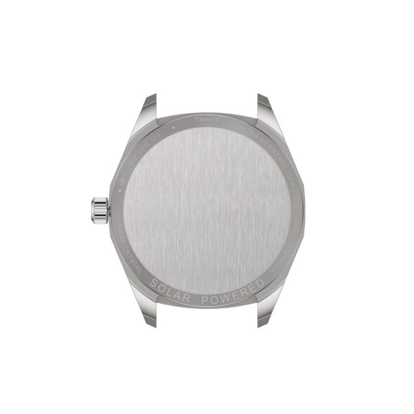 Montre homme Tissot PRC 100 Solar réf. T151.422.16.051.00, mouvement solaire, boîtier 39 mm, acier inoxydable, cuir – troisième vue