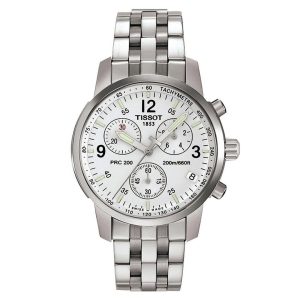 Montre homme Tissot PRC 200 réf. T17.1.586.32, boîtier 40 mm, acier inoxydable, verre minéral, étanche 200 m – vue principale, Horlova Maroc