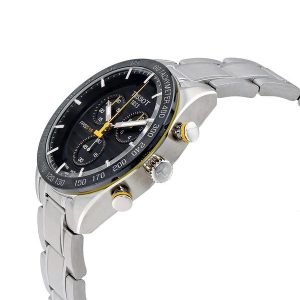 Montre homme Tissot Prs 516 réf. T100.417.11.051.00, chronographe quartz, boîtier 42 mm, acier inoxydable – deuxième vue