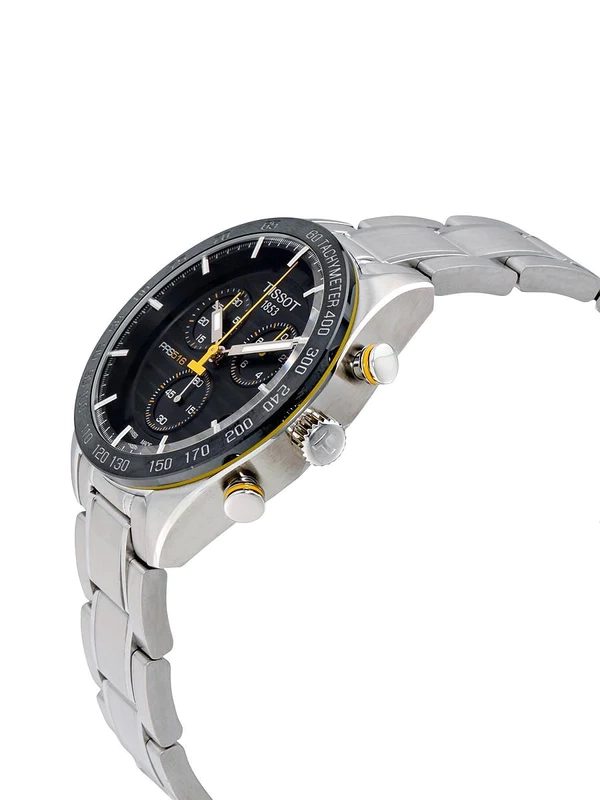 Montre homme Tissot Prs 516 réf. T100.417.11.051.00, chronographe quartz, boîtier 42 mm, acier inoxydable – deuxième vue