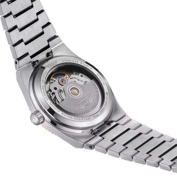 Montre homme Tissot PRX réf. T931.207.41.336.00, mouvement automatique, boîtier 35 mm, acier inoxydable, étanche 100 m – deuxième vue