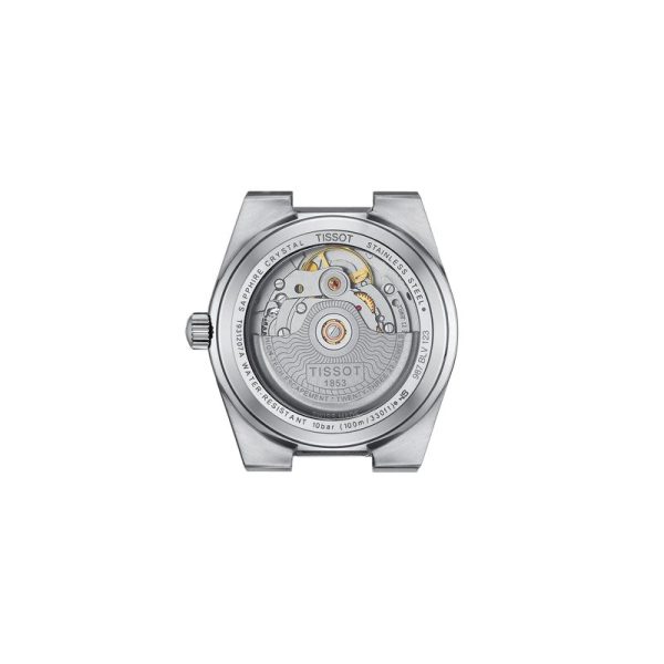 Montre homme Tissot PRX réf. T931.207.41.336.00, mouvement automatique, boîtier 35 mm, acier inoxydable, étanche 100 m – quatrième vue