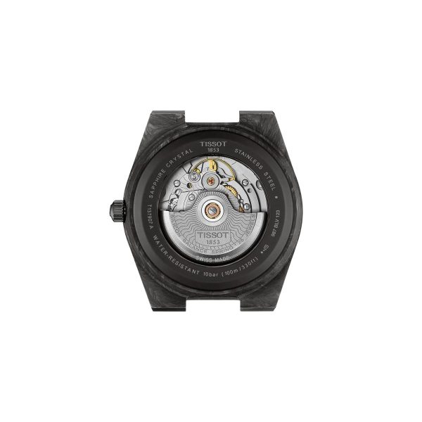 Montre homme Tissot PRX réf. T137.907.97.201.00, mouvement automatique, boîtier 40,5 mm, acier inoxydable, étanche 100 m – quatrième vue