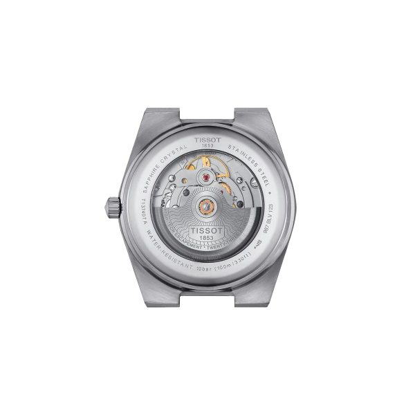 Montre homme Tissot PRX réf. T137.407.17.041.00, mouvement automatique, boîtier 40 mm, acier inoxydable, verre saphir – deuxième vue