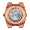 Montre homme Tissot PRX 40 mm réf. T137.407.33.041.00, cadran bleu, bracelet acier – autre angle