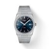 Montre homme Tissot PRX 40 mm réf. T137.410.11.051.00, cadran noir, bracelet acier, mouvement quartz – vue de face | Horlova Maroc