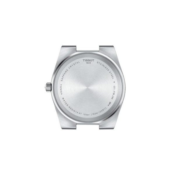 Montre homme Tissot PRX réf. T137.410.11.421.00, mouvement quartz, boîtier 40 mm, acier inoxydable, verre saphir – troisième vue