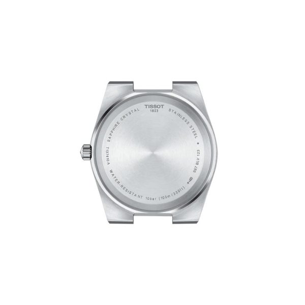 Montre homme Tissot PRX réf. T137.410.17.051.00, mouvement quartz, boîtier 40 mm, acier inoxydable, caoutchouc, verre saphir – deuxième vue