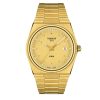 Montre homme Tissot PRX 40 mm réf. T137.410.33.021.00, cadran champagne, bracelet acier, mouvement quartz – vue de face | Horlova Maroc