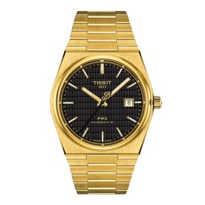 Montre homme Tissot PRX Damian Lillard réf. T137.407.33.051.00, mouvement automatique, boîtier 40 mm – vue principale, Horlova Maroc