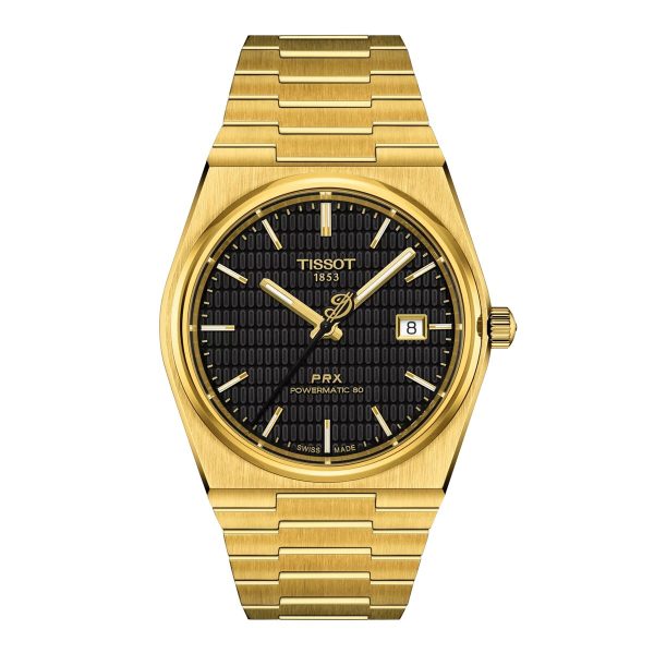 Montre homme Tissot PRX Damian Lillard réf. T137.407.33.051.00, mouvement automatique, boîtier 40 mm – vue principale, Horlova Maroc